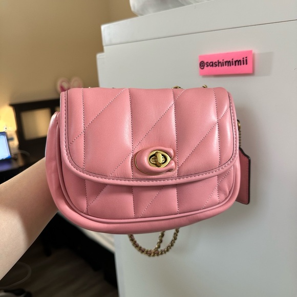 NWOT Coach Pillow Quilted Madison Shoulder Bag 18 - Bubblegum Pink - Picture 3 of 9